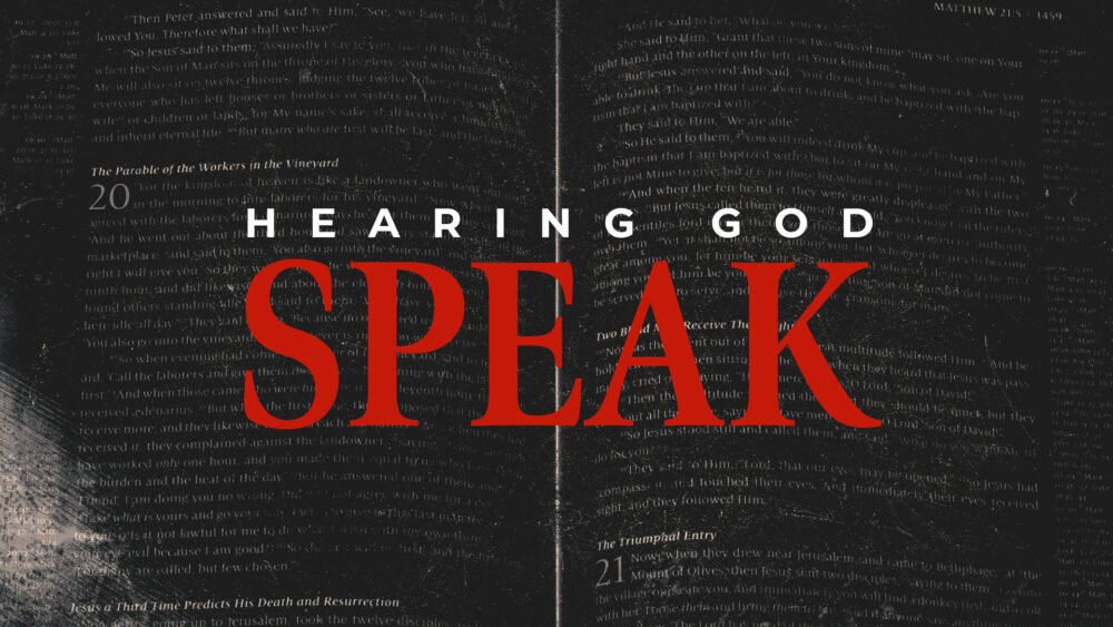 Hearing God Speak | John 17:3 Image